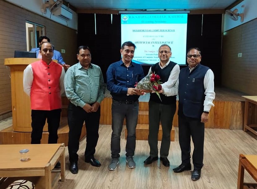 Extension lecture on Artificial Intelligence.
