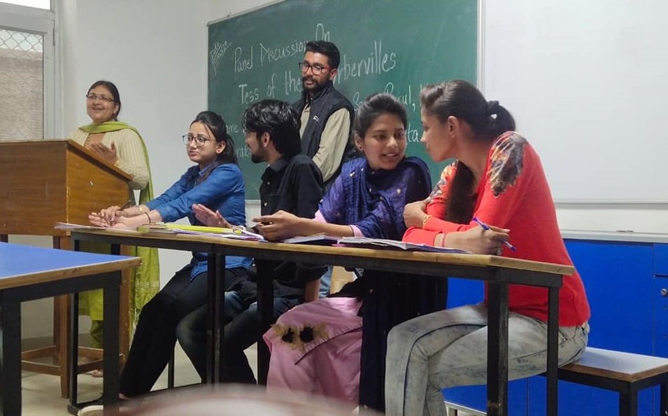 A panel discussion on Thomas Hardy’s novel Tess of the D’Urbervilles to enhance participation of students in teaching learning process.