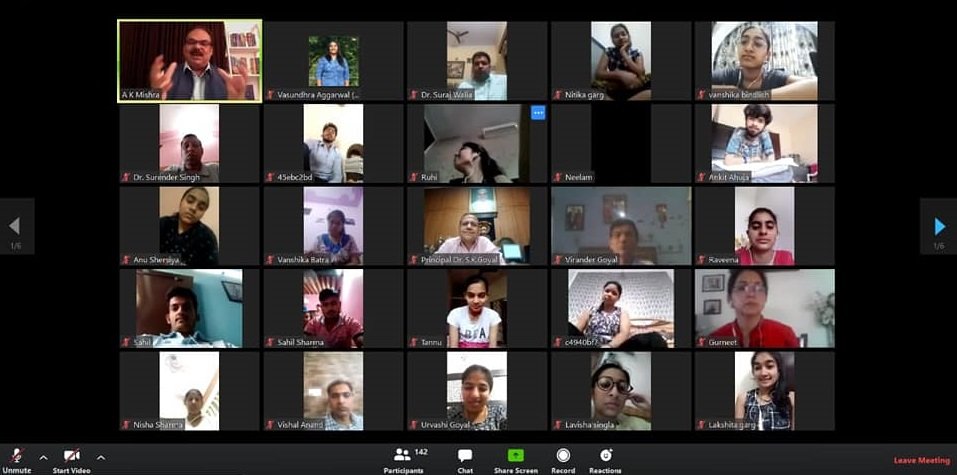 Webinar on the topic of ‘ Stress Management’