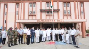 74वें स्वतंत्रता दिवस के उपलक्ष्य में ध्वजारोहण एवं वृक्षारोपण का कार्यक्रम