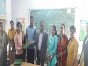 Lecture and poster making competition on natural disaster organized by the Geography Department