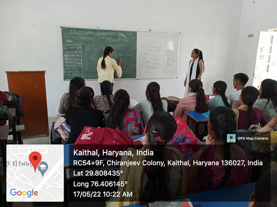 Classroom Seminar on topic ”Chemistry In Everyday Life