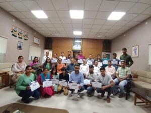 रोजगारपरक ‘कम्यूनिकेशन स्किल एवं सोफ्ट स्किल’ सार्टिफिकेट कोर्स का समापन