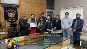 नेशनल इन्सट्टीट्युट रैंकिंग फ्रेमवर्क (एन.आई.आर.एफ. 2022) के लिए आज अन्तिम रूप से रिपोर्ट जमा