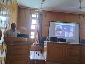 फिजिक्स विभाग के द्वारा ‘नैनो-टेकनोलोजी का अद्भुत संसार’ के विषय पर एक वेबिनार का आयोजन