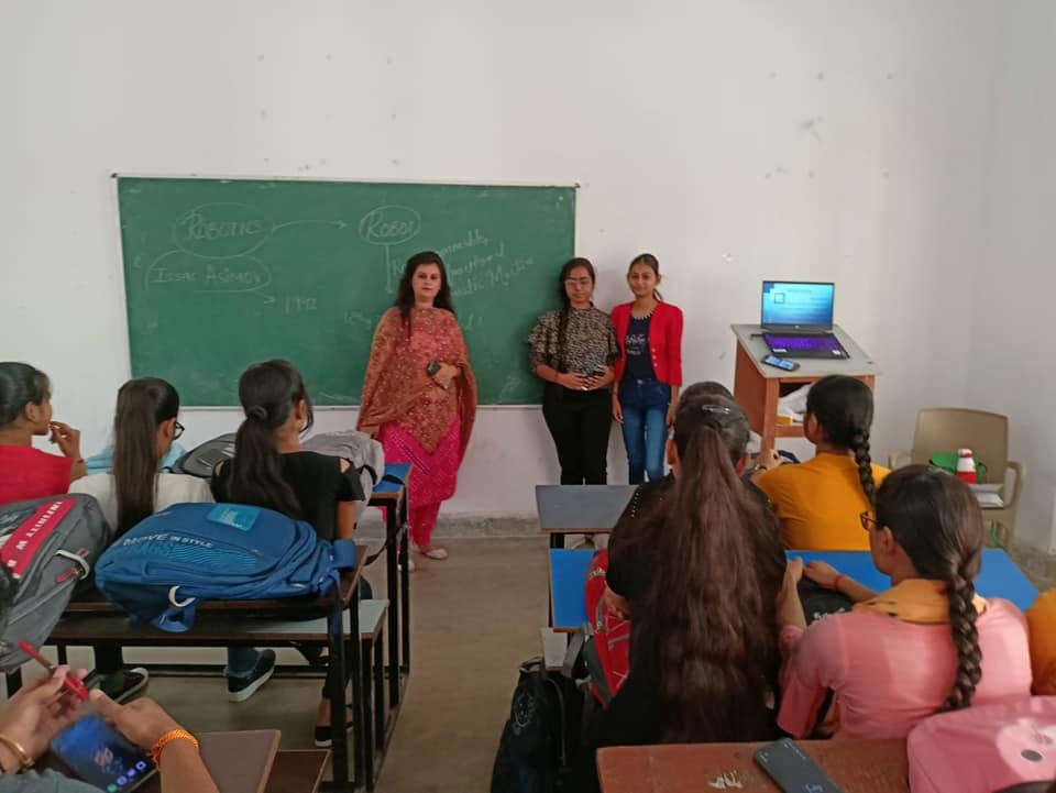 A PowerPoint presentation activity was organised