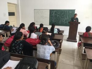 साहित्य के कवियों के “कवित्व एवं प्रकृति-चित्रण “ विषय पर व्याख्यान का आयोजन