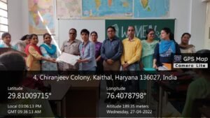 सायंकालीन सत्र की महिला सुरक्षा प्रकोष्ठ  द्वारा ‘महिला सुरक्षा जागरूकता’ विषय पर एक प्रतियोगिता का आयोजन