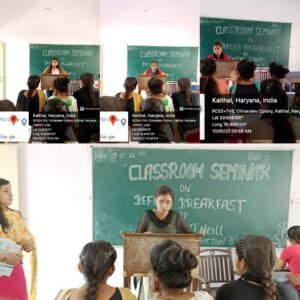 Two Day Classroom Seminar on one-act play  “Before Breakfast”