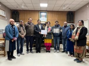 महाविधालय की नेशनल इंसटीट्यूशनल रैंकिग फ्रेमवर्क (एनइआरएफ) कमेटी ने इंडिया रैंकिग 2023 के लिए अपनी रिपोर्ट आॅनलाईन जमा करवा दी