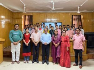 An extension lecture on Oil & Natural gas  was organized by department of physics