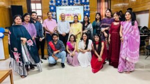 BBA First year students Naveen and Kanak became Mr. and Miss Fresher 2023