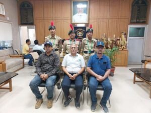 Ritika Rohilla received the Best Runner Up Cadet Award  in NCC Camp