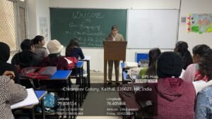 Classroom seminars organised by English Dept.