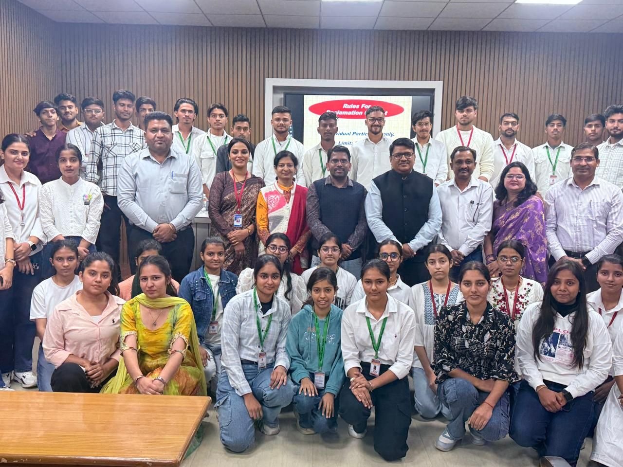 Poster making and Declamation