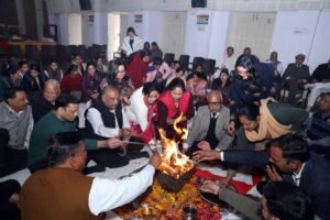 72वाँ संस्थापक दिवस हवन–यज्ञ के साथ मनाया गया।